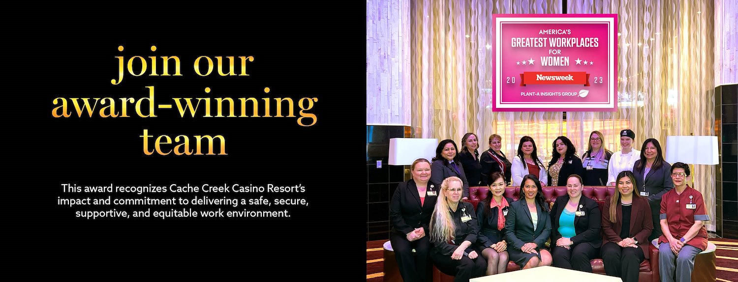 Jobs at Cache Creek Casino Resort