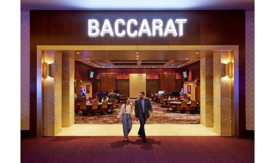Baccarat entrance at Cache Creek Casino Resort