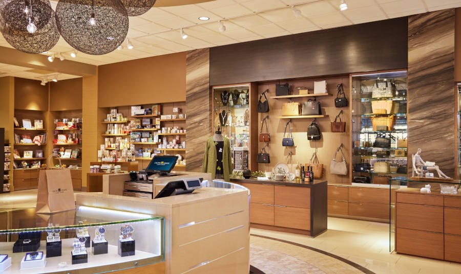 Inside of a Retail store