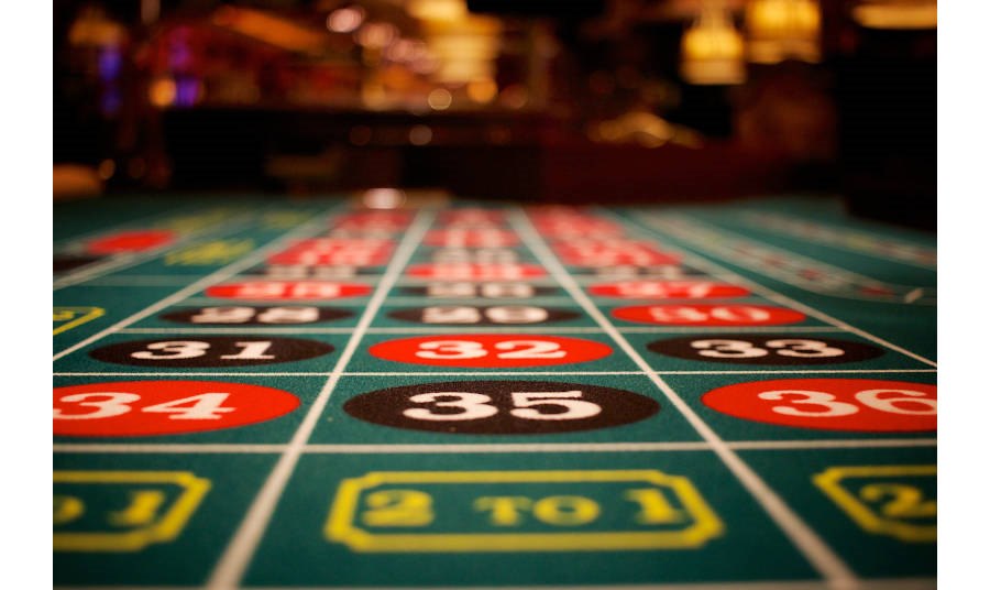 Close up a Roulette Table
