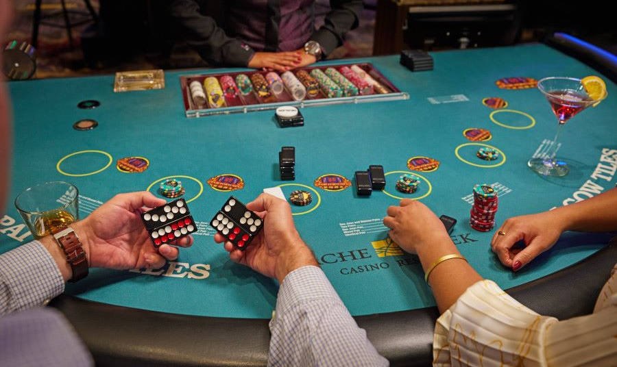 Pai gow table at Cache Creek Resort Casino