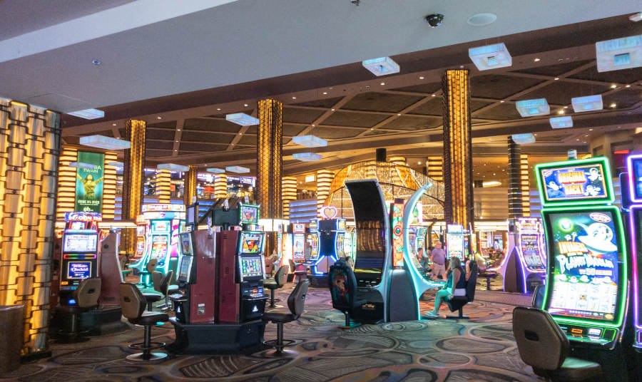 Slot machines in a Casino