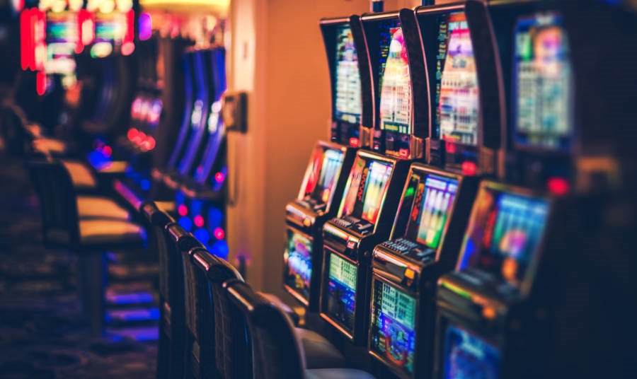 Slot Machines at a Casino