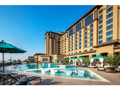 hotel pool at Cache Creek Casino Resort